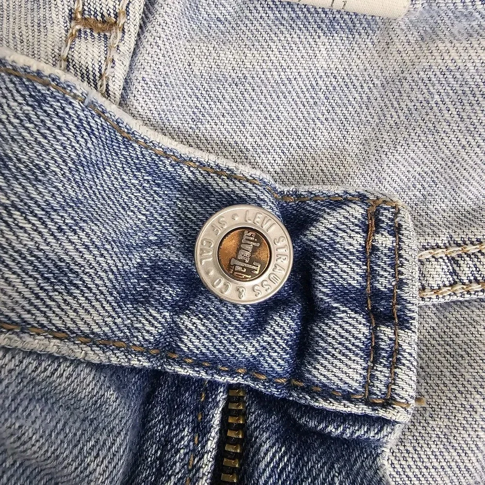 Y2K 2000 Levi's SilverTab Straight + Loose Jeans‎ W31 L28 Light Wash USA